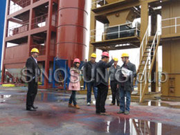 Brazil customers visited SINOSUN asphalt plant