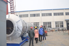 Kyrgyzstan customers visited asphalt plant factory